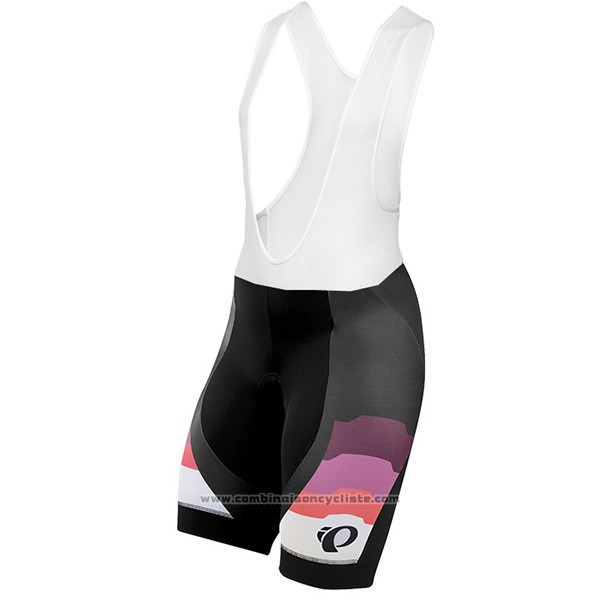 2016 Maillot Cyclisme Femme Pearl Izumi Noir et Violet Manches Courtes et Cuissard